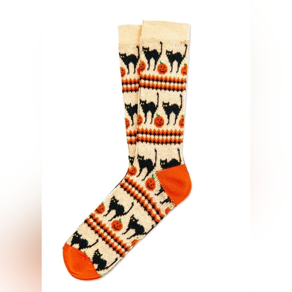Kiel James Patrick Halloween Scaredy Cat socks - Sold Out  OS - Picture 1 of 5